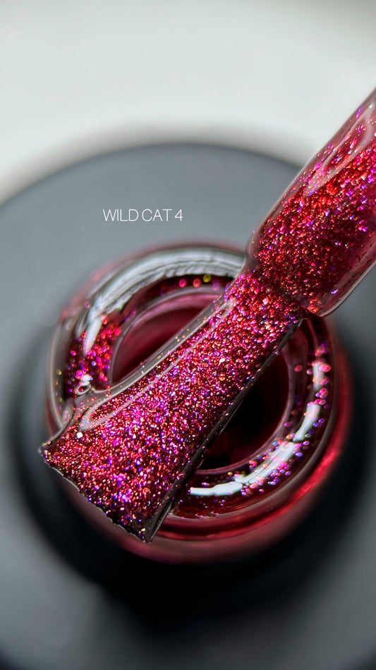 Gel polish Wild Cat №4 9 ml Saga Professional