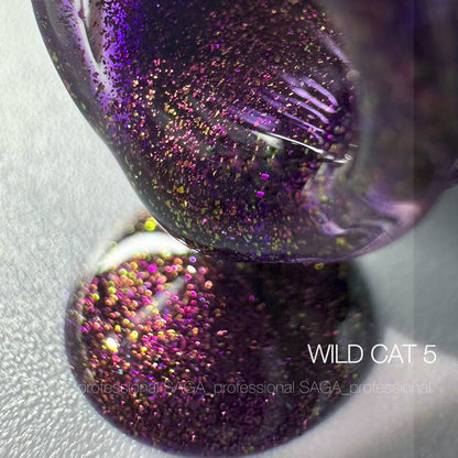 Гель-лак Wild Cat №5 9 мл Saga Professional