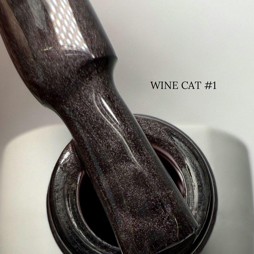 Гель-лак Wine Cat №1 10 мл Saga Professional