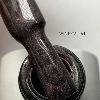 Гель-лак Wine Cat №1 10 мл Saga Professional