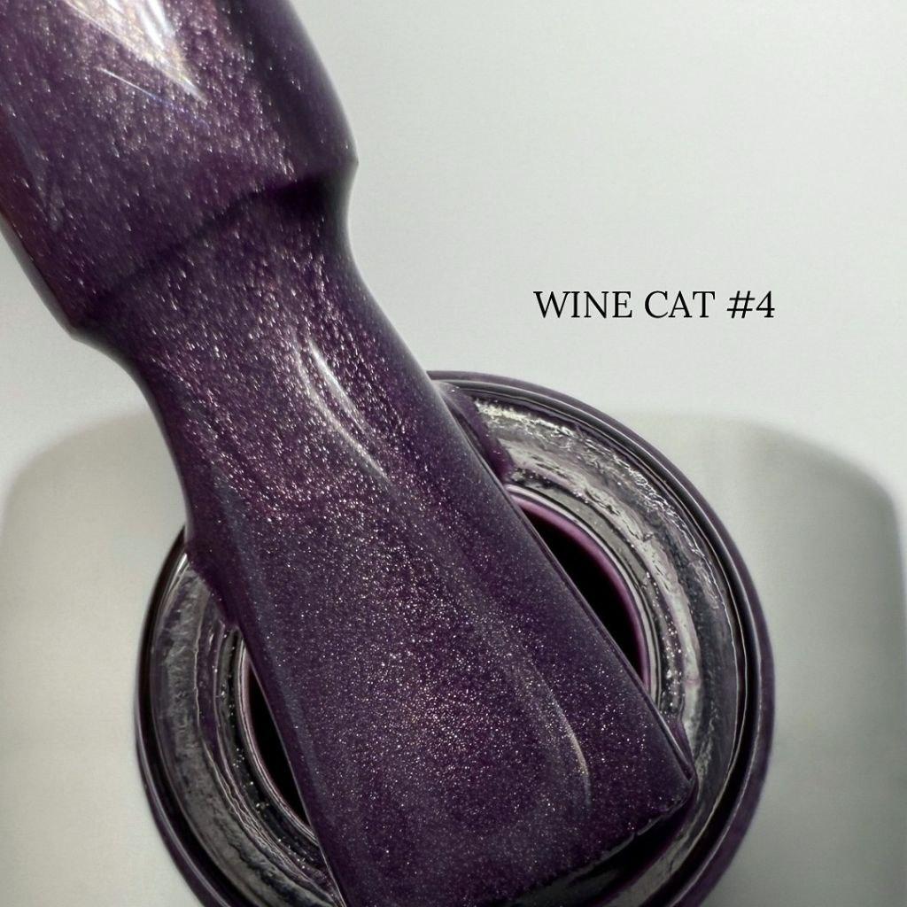 Gel-Lack Wein Katze Nr. 4 10 ml Saga Professional