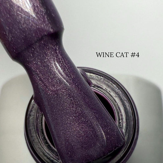 Gel-Lack Wein Katze Nr. 4 10 ml Saga Professional