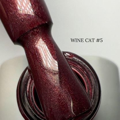 Гель-лак Wine Cat №5 10 мл Saga Professional