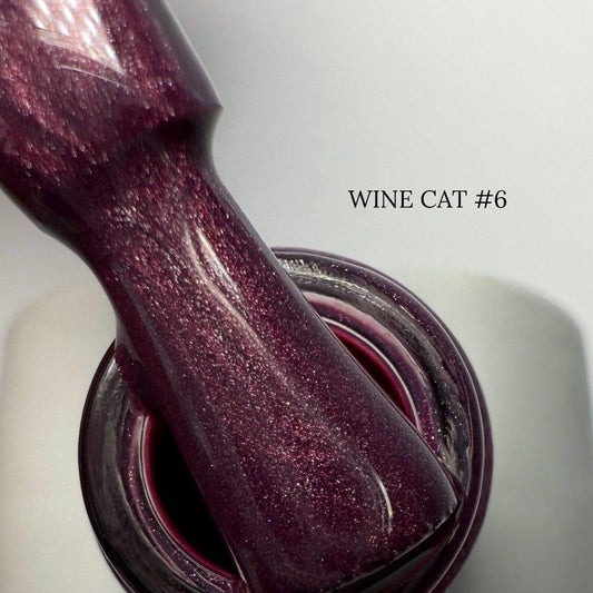Gel-Lack Wine Cat Nr. 6 10 ml Saga Professional