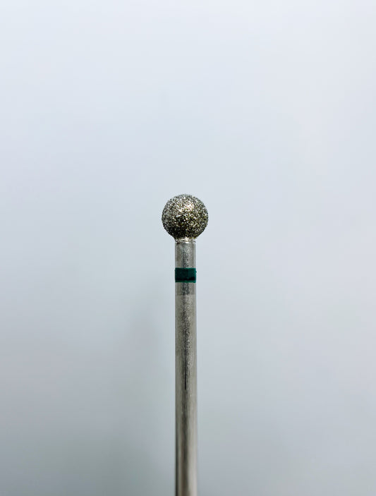Foret à ongles diamanté, « Balle », 5,0*4,8 mm, vert