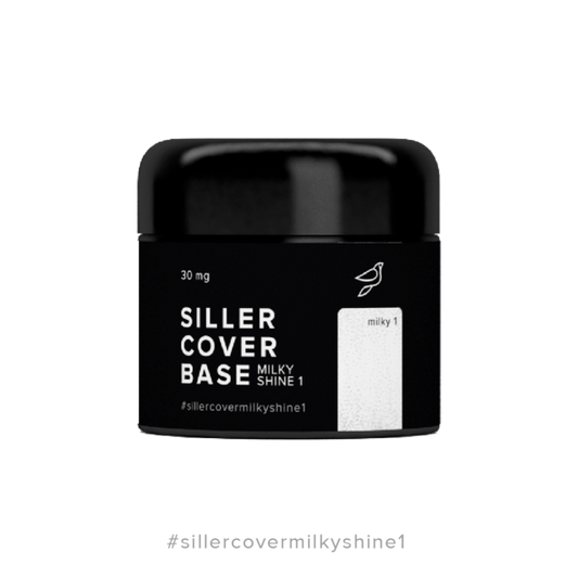 База Siller Cover MILKY SHINE №1 30 мл. (срібло)