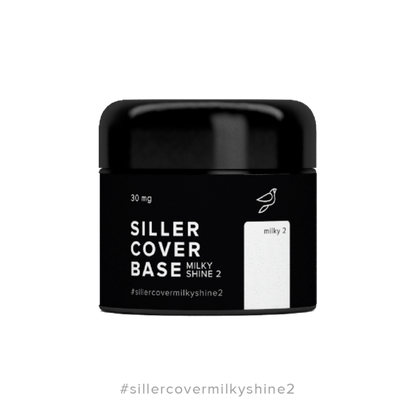 Base Cover MILKY SHINE №2 30 ml (blue) Siller