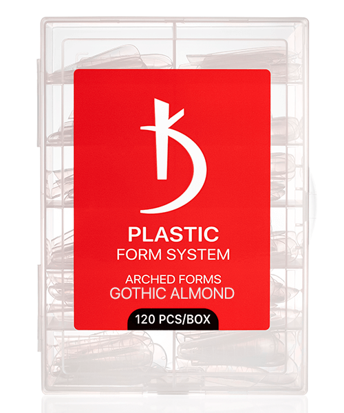 Formes en plastique Gothic amande 120 pcs, Kodi professionnel