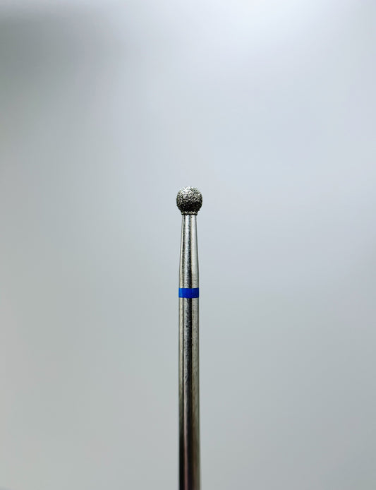 Foret à ongles diamanté, « Balle », 3,0*2,9 mm, bleu