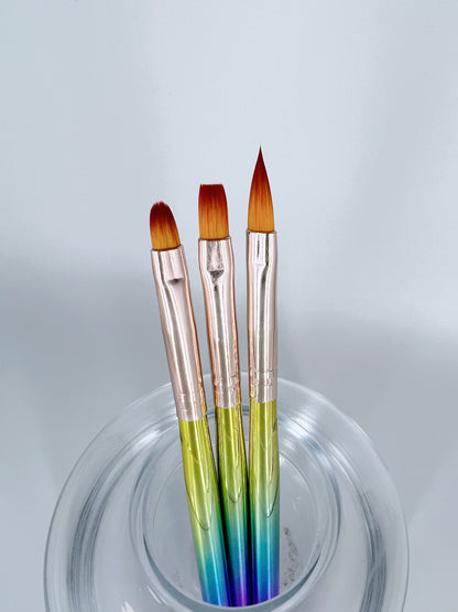 Set of Gel Brushes set, 3pcs