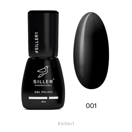 Gel Polish Siller №001 (negro) 8 ml.