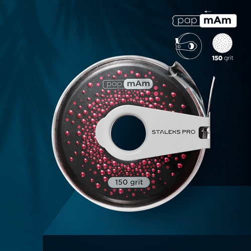 Пилка для нігтів Refill roll papmAm в пластиковому футлярі Staleks Pro Exclusive 150 грит