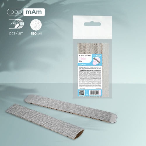 PapmAm-filar för engångsbruk för rak nagelfil Staleks Pro Smart 22, 180 grit (50 st), DFC-22-180