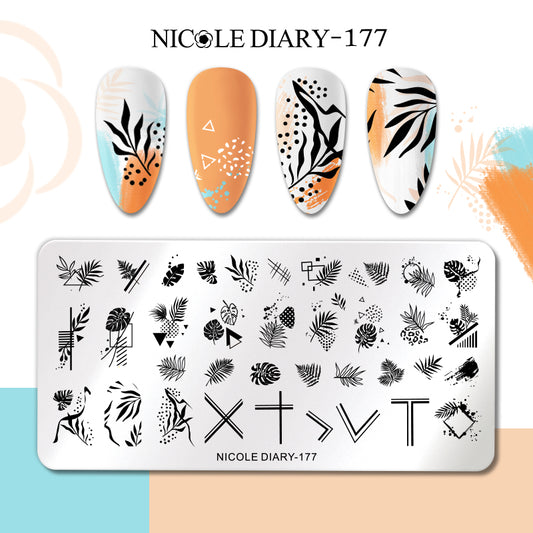 Stamping plate NICOLE DIARY-177