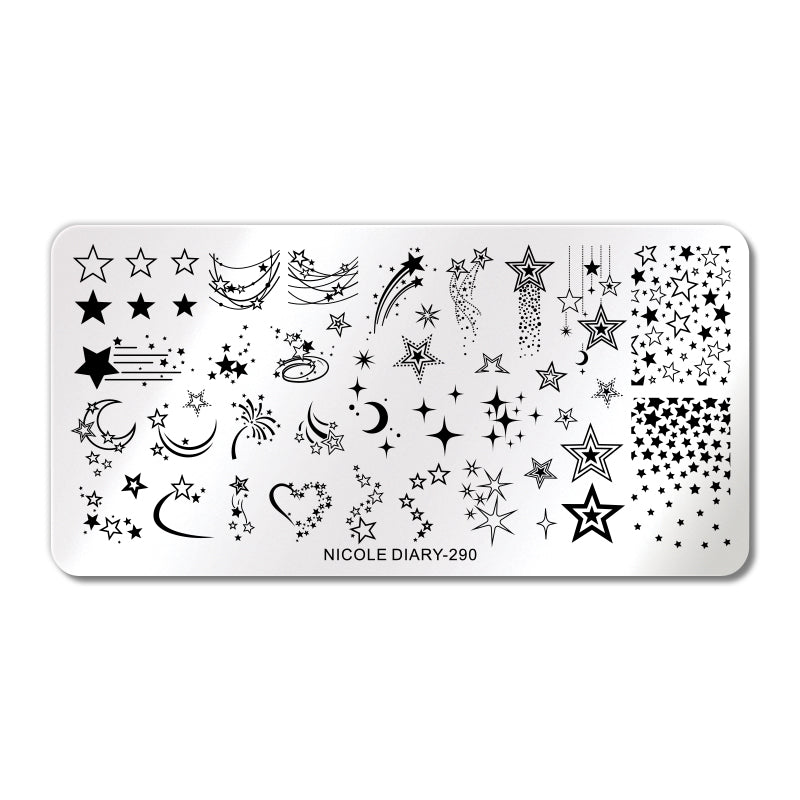 Stamping plate NICOLE DIARY-290