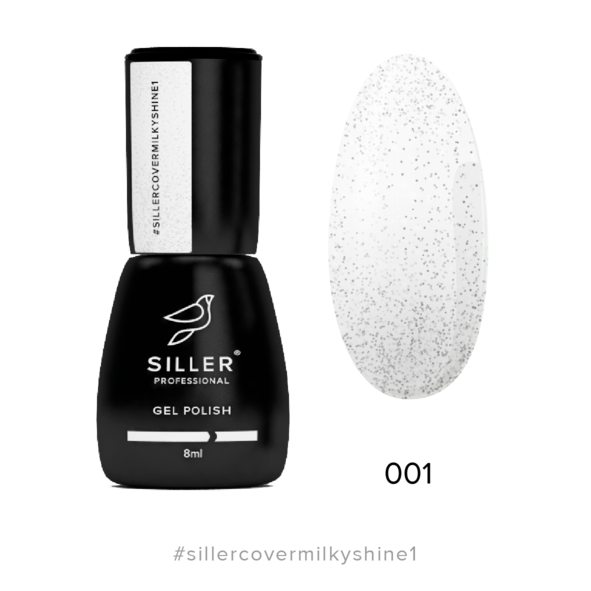 Base Siller Cover MILKY SHINE №1 8 ml. (silver)