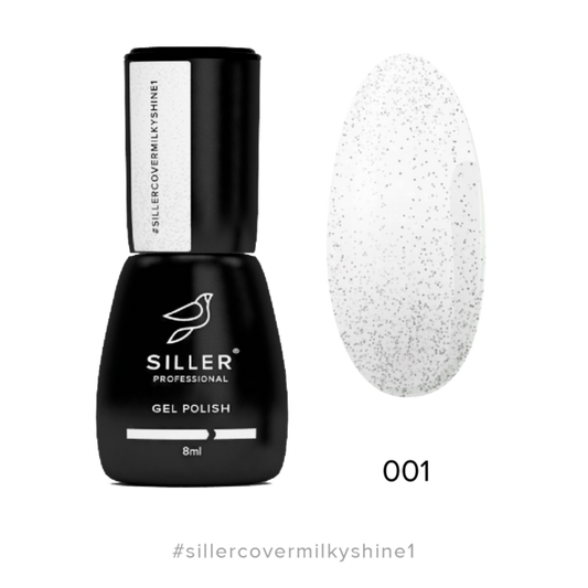 Base Siller Cover MILKY SHINE No1 8 ml. (silver)