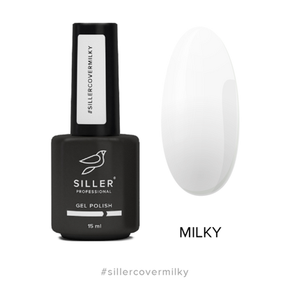 Base Cover MILKY 15 ml Siller