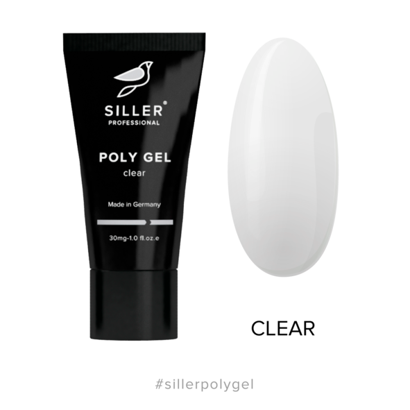 Poly Gel Siller Polygel à modeler (Transparent) 30 ml.