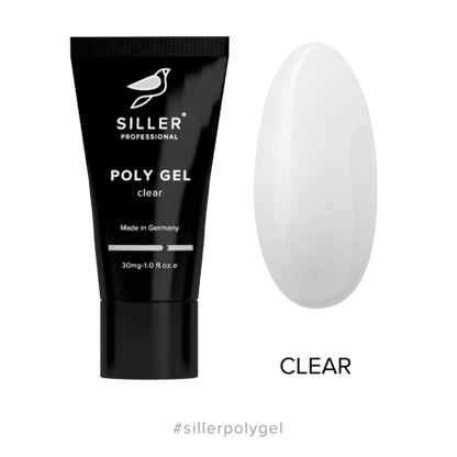 PolyGel Clear 30 ml Siller