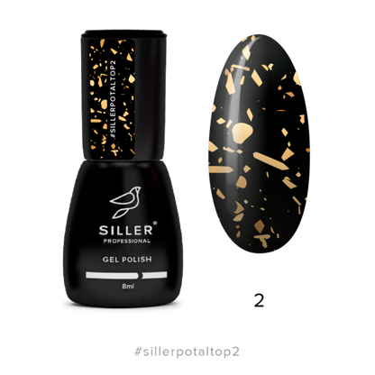 Top Potal №2 (gold) 8 ml Siller