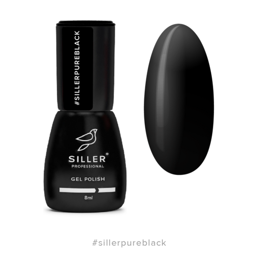 Smalto Semipermanente Siller Pure Black 8 ml.