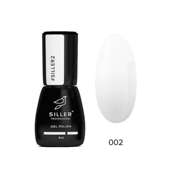 Gel Polish Siller №002 (biely) 8 ml.
