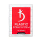 Plastic forms Almond 120 pcs Kodi professional